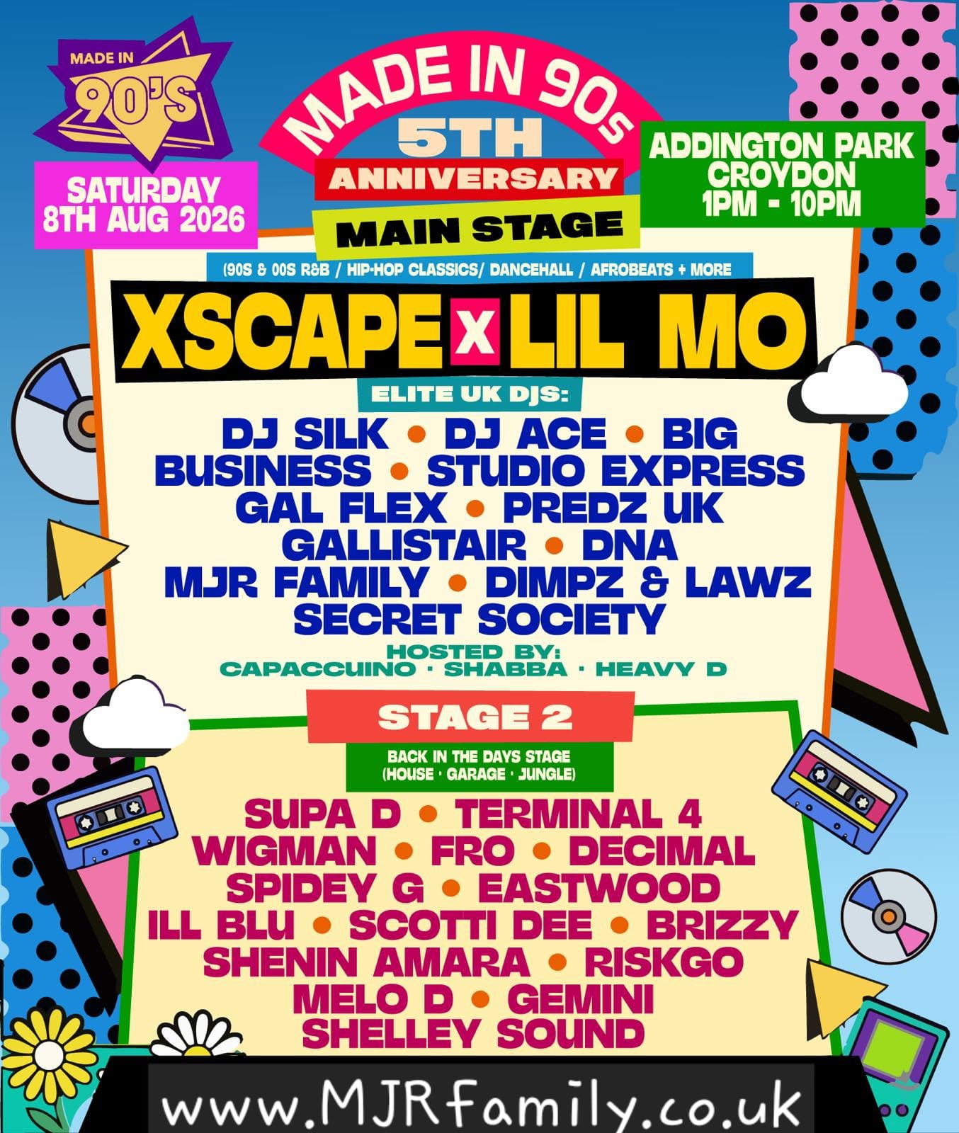 Made In 90s Festival '26 & MJR Ft R&B Icons XSCAPE & LIL MO 