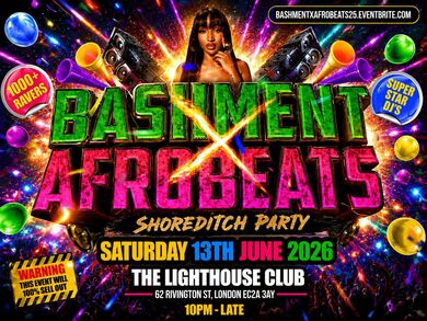 Bashment X Afrobeats - Shoreditch Party