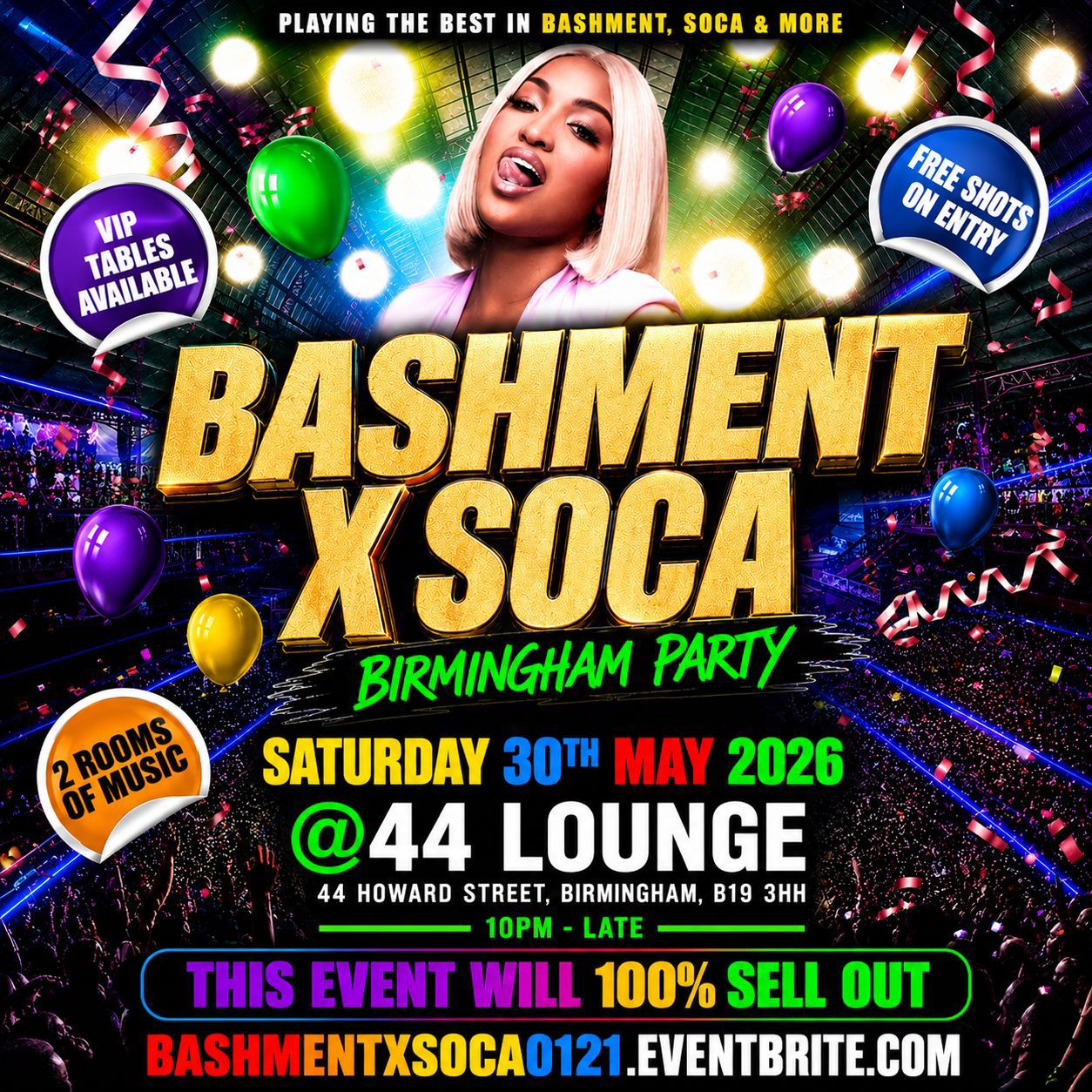 Bashment X Soca - Birmingham Party