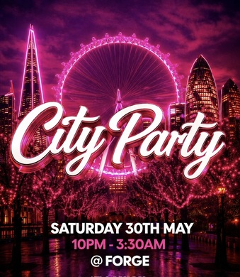CITY PARTY (£5 B4 MIDNIGHT WITH A TICKET)