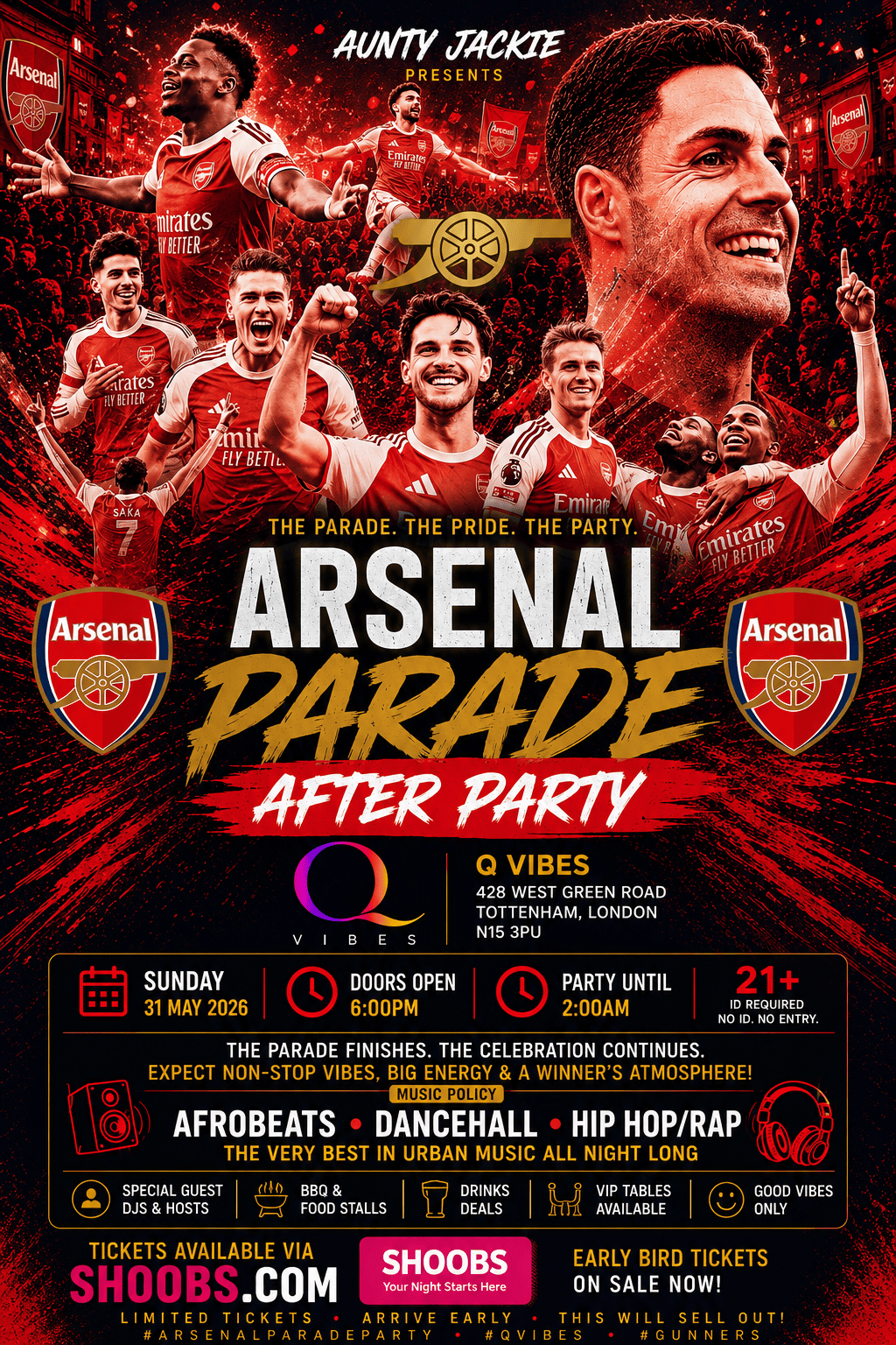 Arsenal Parade After Party