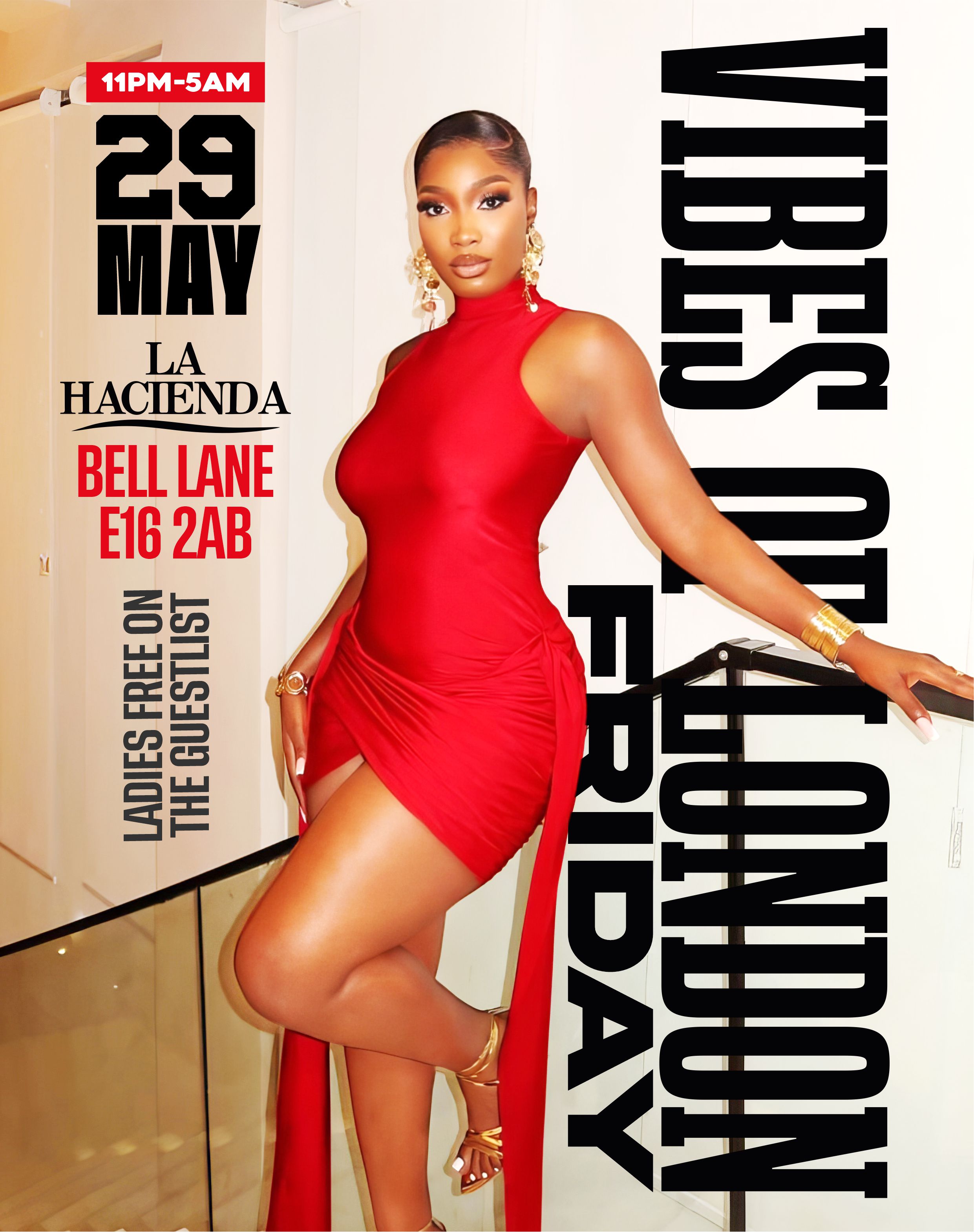VIBES OF LONDON FRIDAY MAY 29th @ LA HACIENDA                                            
