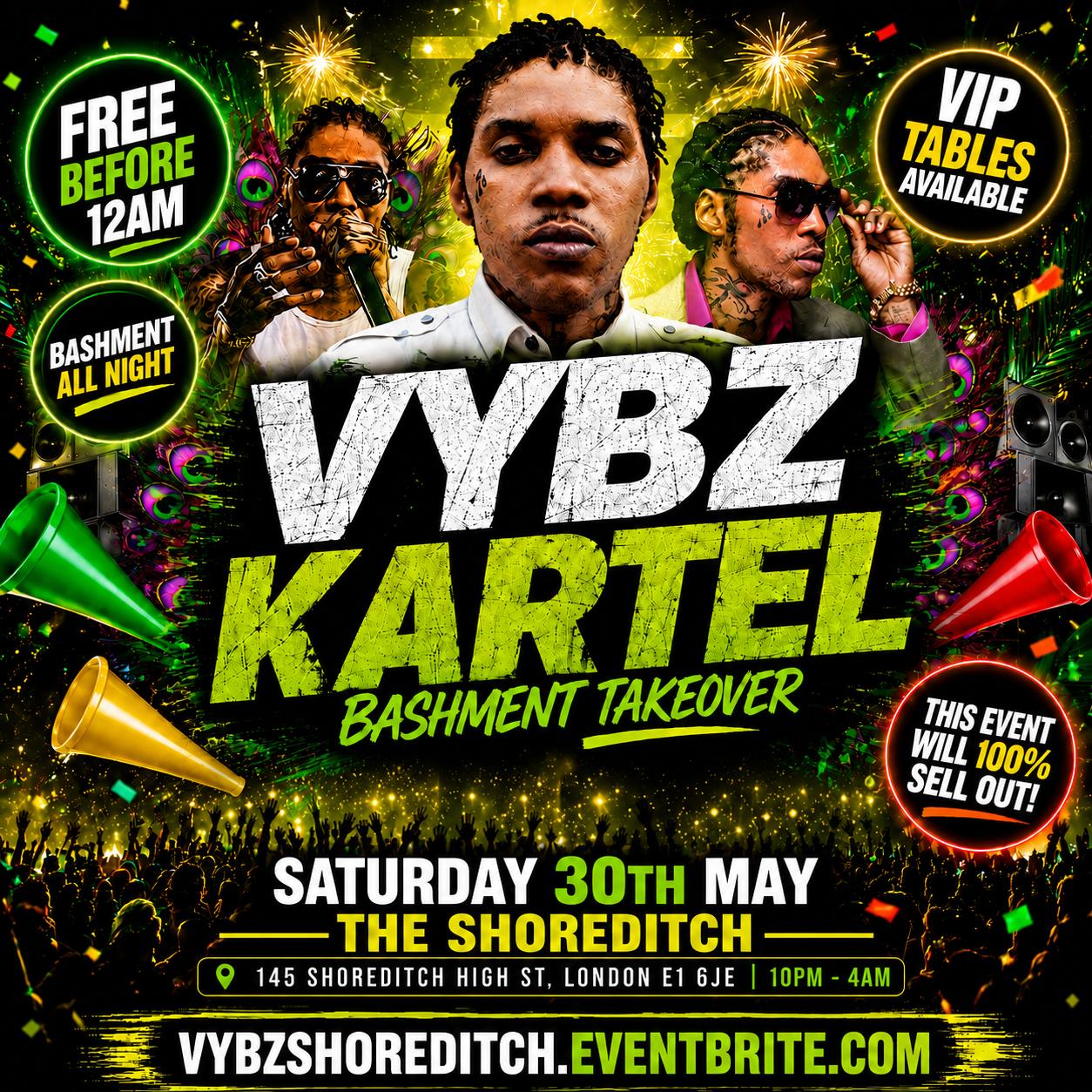 Vybz Kartel - Bashment Takeover - Free Before 12AM