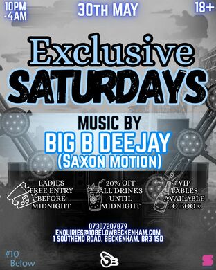 EXCLUSIVE SATURDAYS