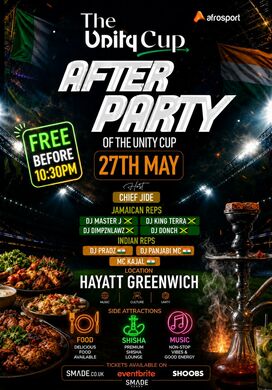 THE UNITY CUP AFTER PARTY
