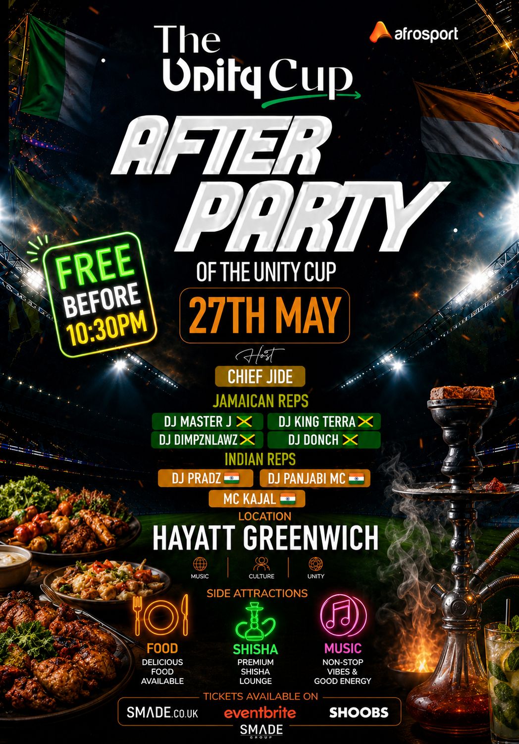 THE UNITY CUP AFTER PARTY