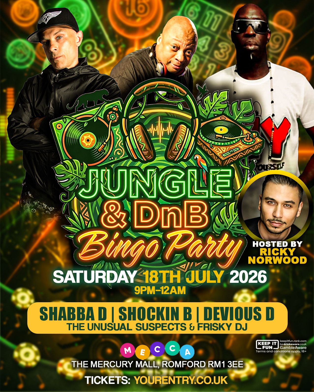 JUNGLE & DNB BINGO PARTY - ROMFORD