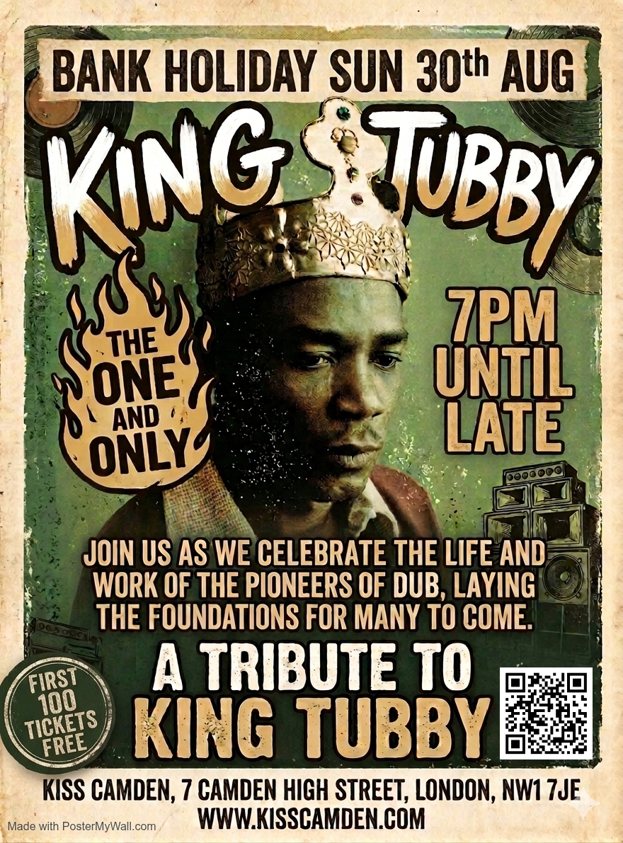 A Tribute to King Tubby – Bank Holiday