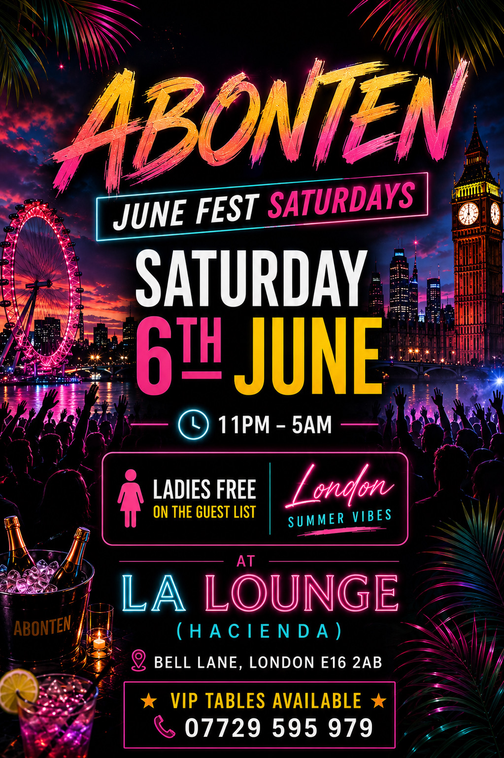 *ABONTEN*  (THE LITUATION PARTY) @LA LOUNGE (HACIENDA)
