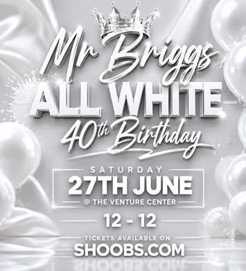 MR BRIGGS ALL WHITE 40TH