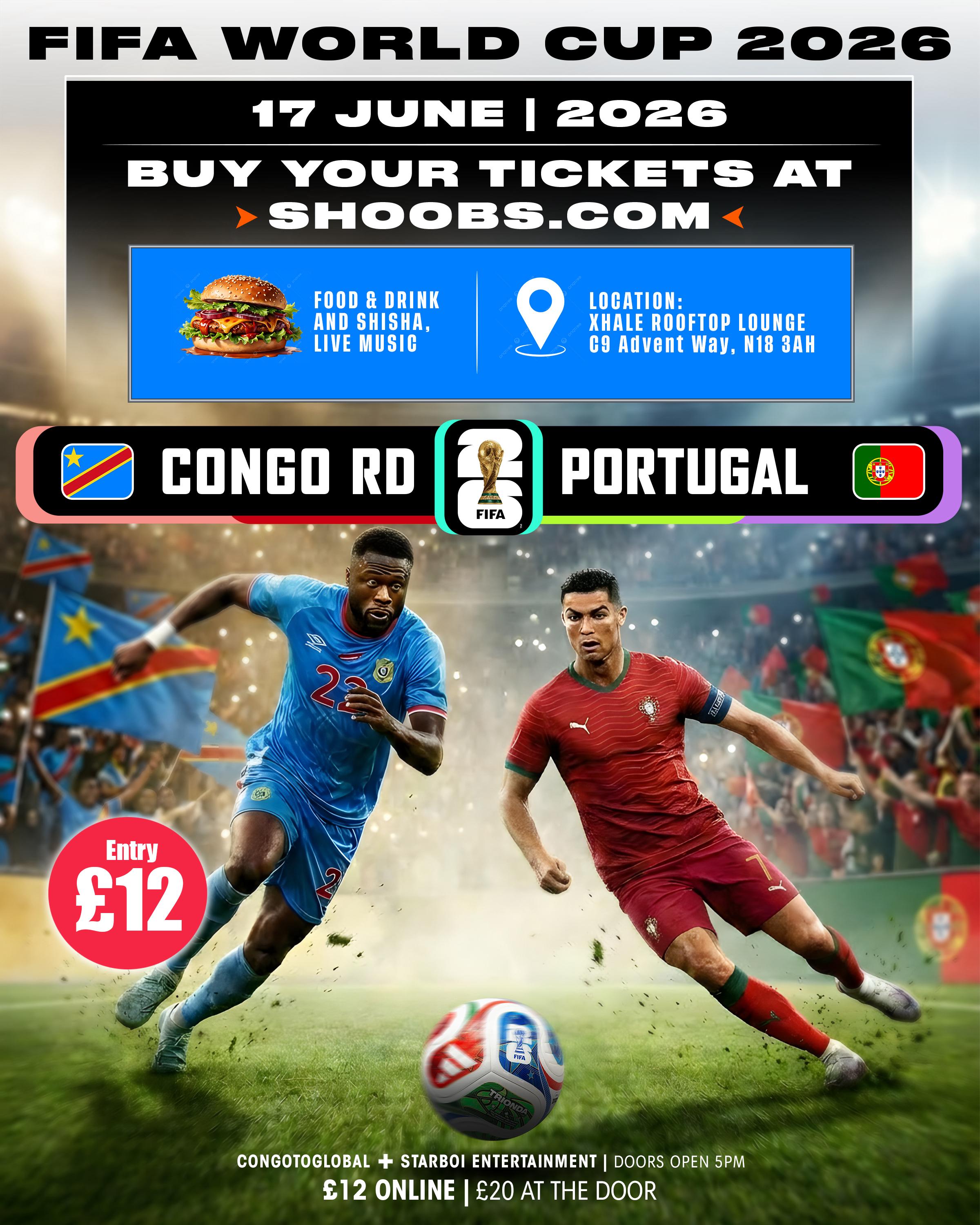 D.R. CONGO vs PORTUGAL | Fifa WorldCup