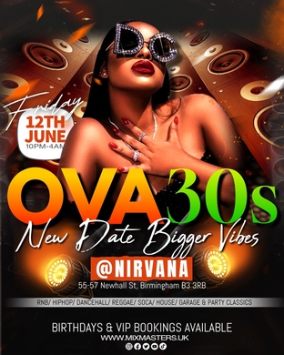 OVA 30s Birmingham Comp Tickets