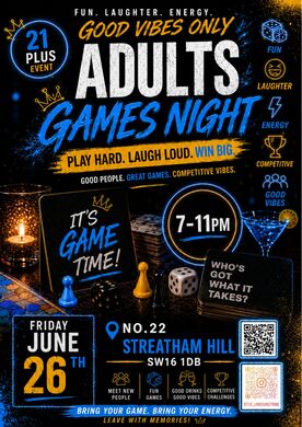 Adults Games Night 