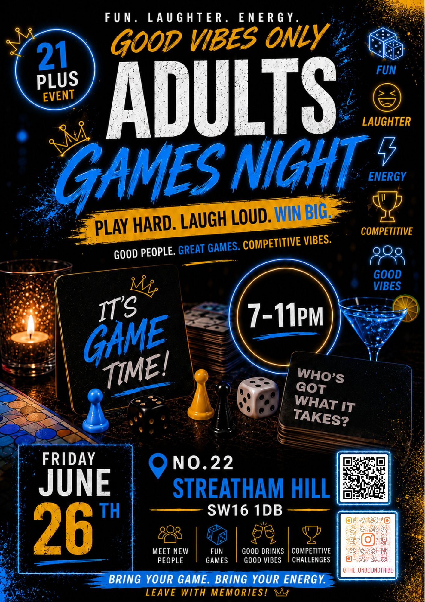 Adults Games Night 