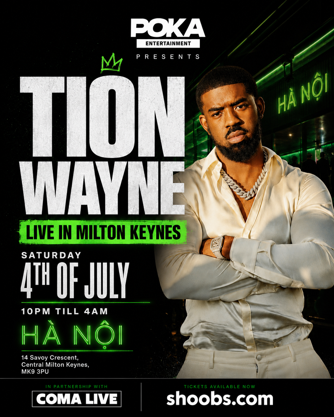 TION WAYNE LIVE IN MILTON KEYNES