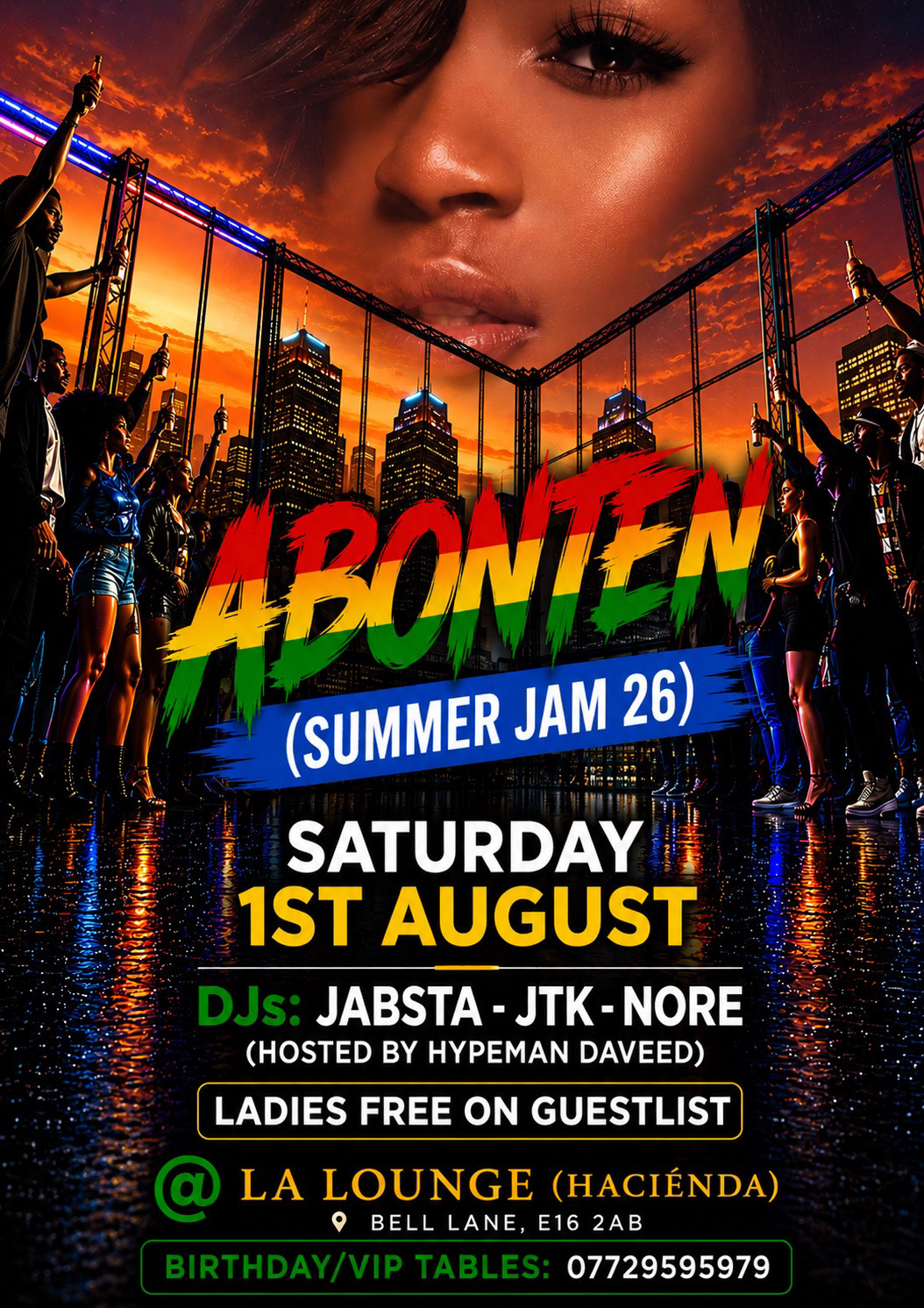 *ABONTEN* SUMMER JAM 26 @LA LOUNGE (HACIENDA)