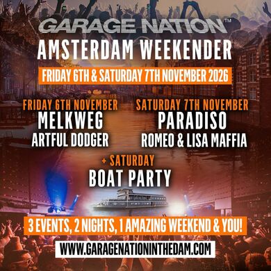 Garage Nation Amsterdam Weekender 2026