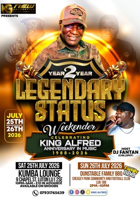 Legendary Status -King Alfred Music Anniversary