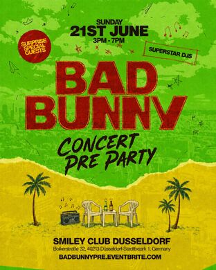 BAD BUNNY PRE-PARTY - DÜSSELDORF