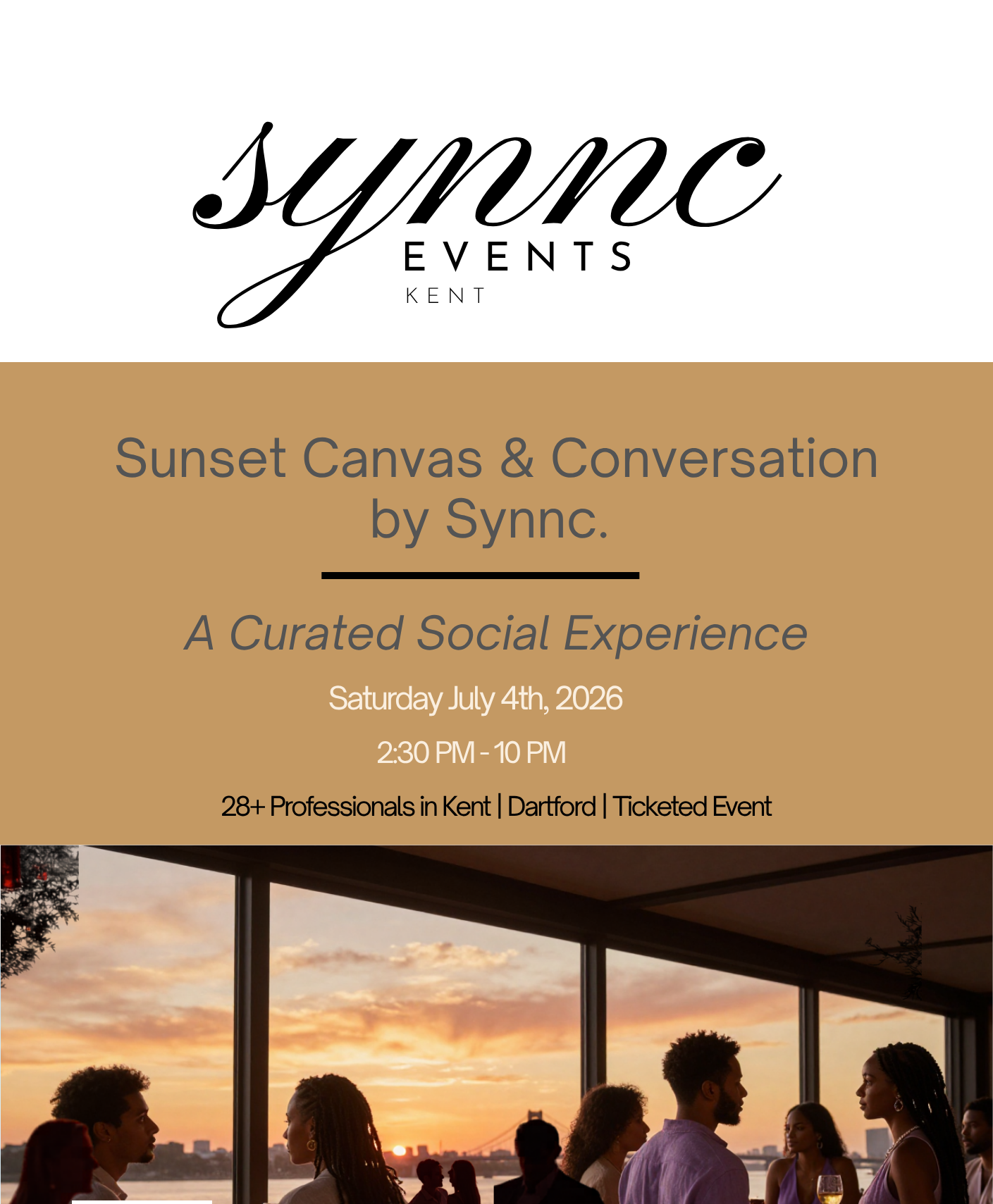 Sunset Canvas & Conversation by Synnc. | A Curated Social Experience
