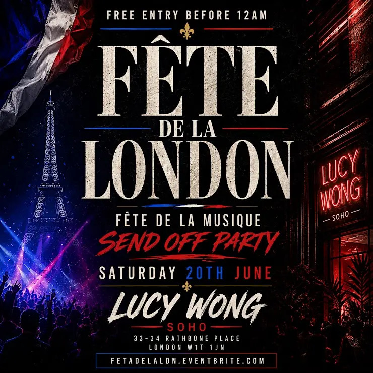 Feta De La London - Feta De La Musique Send Off Party (Free Tickets)
