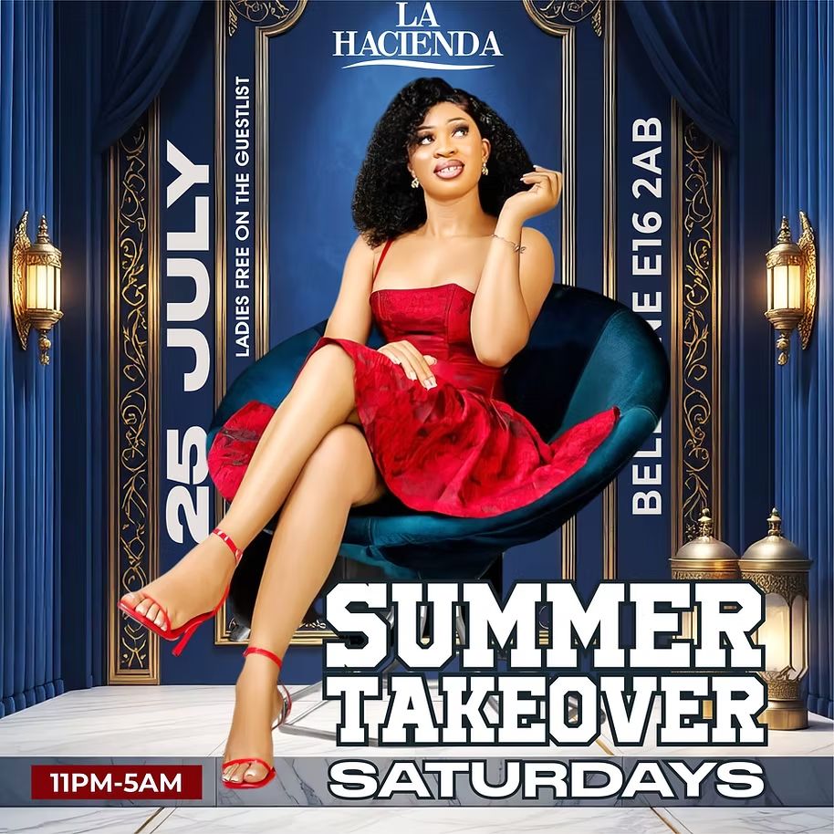 SUMMER TAKEOVER  | Sat 25th of JUL | LA HACIENDA E16 2AB