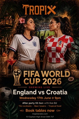 England vs Croatia : World Cup Watch Party
