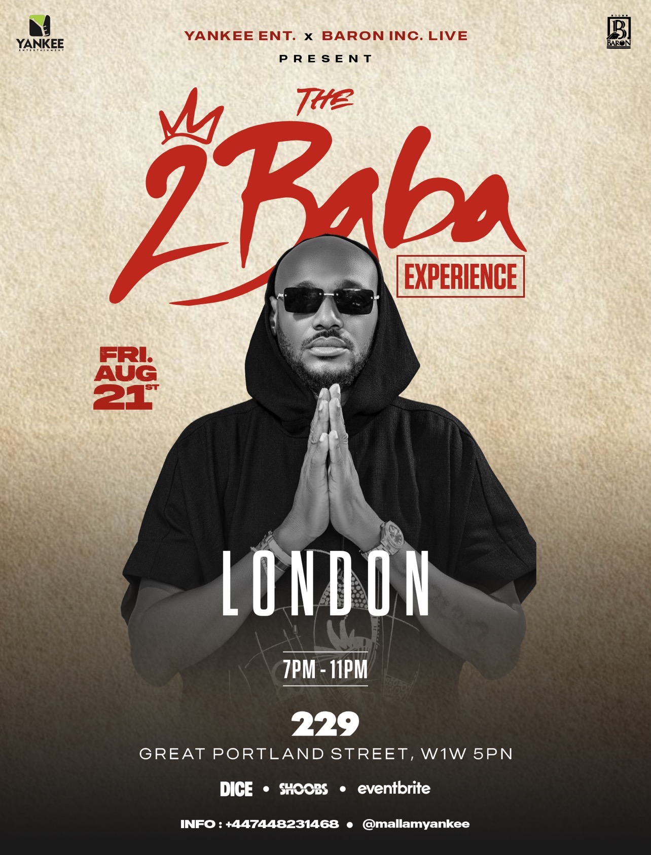 2BABA Experience Live ! London 