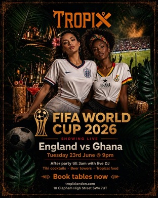 England vs Ghana : World Cup Watch Party