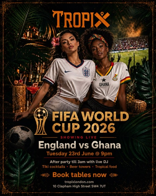 England vs Ghana : World Cup Watch Party
