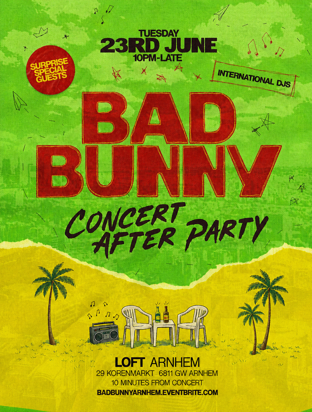 BAD BUNNY AFTER PARTY - ARNHEM