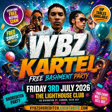 Vybz Kartel - Free Bashment Party - Everyone Free Before 12AM