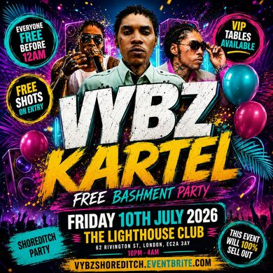 Vybz Kartel - Free Bashment Party - Everyone Free Before 12AM