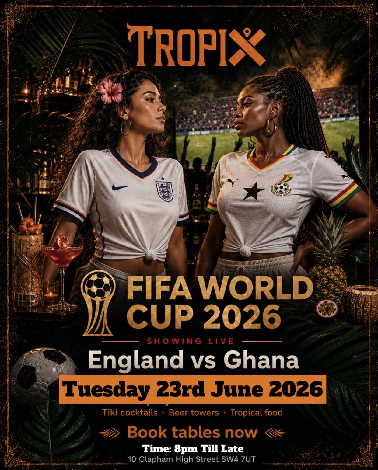 England vs Ghana : World Cup Watch + After Party