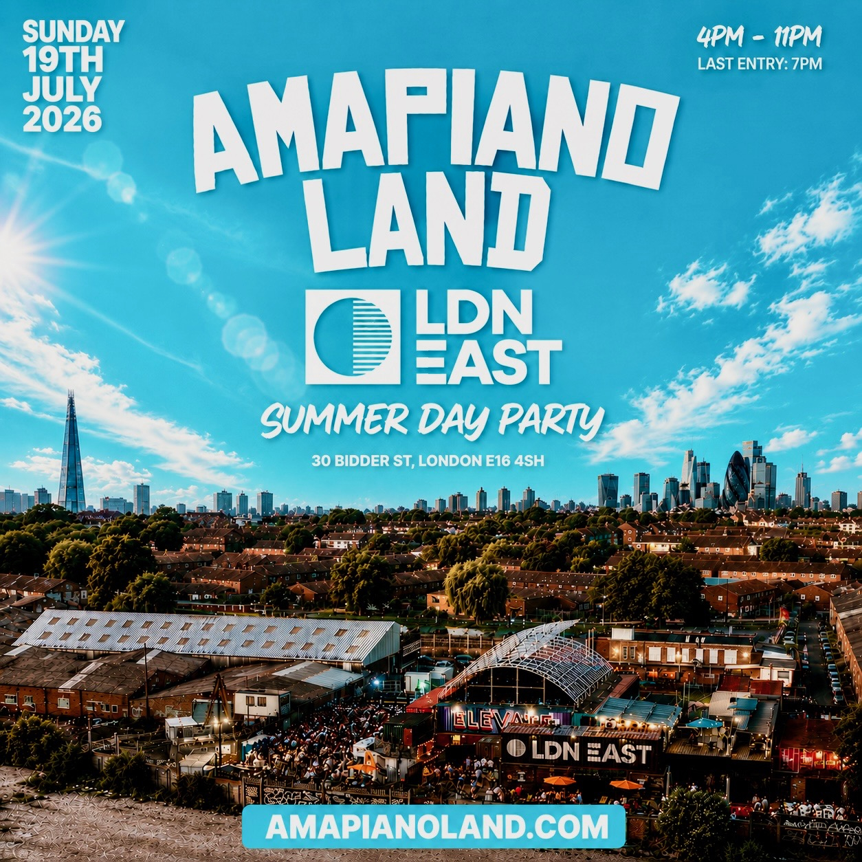 AMAPIANOLAND - London's Biggest AMAPIANO & AFROBEATS Summer Day Party