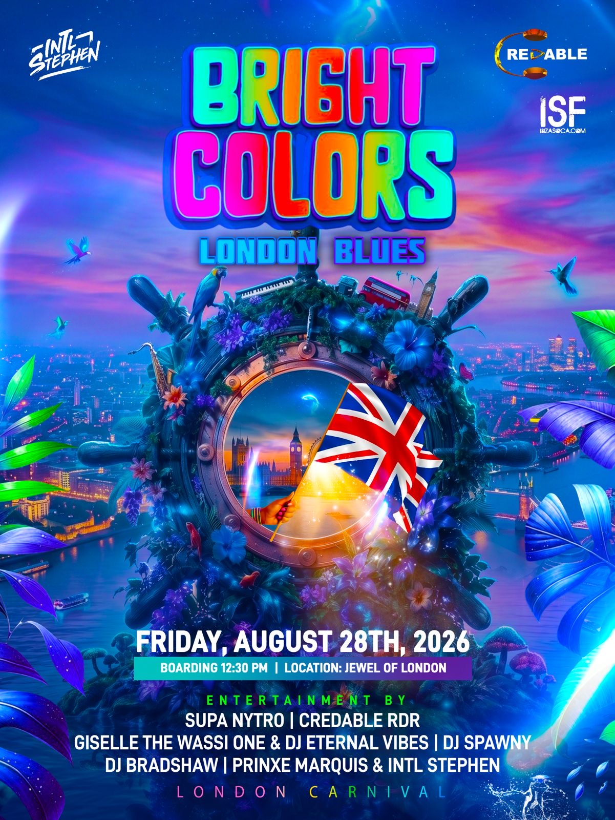 Bright Colours Boatride UK - London Blues - Part 2