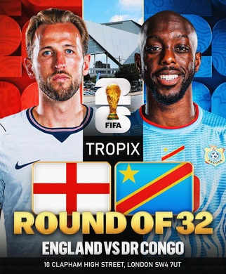 England vs DR Congo : World Cup Watch + After Party