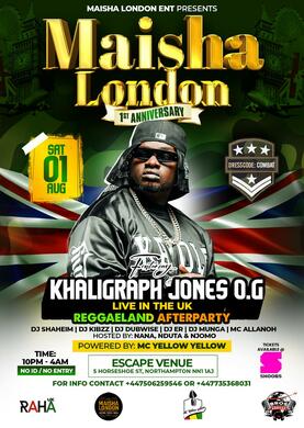 Maisha London Ent 1st Anniversary Ft khaligraph Jones O.G