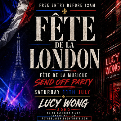 Feta De La London - Feta De La Musique Send Off Party (Free Tickets)