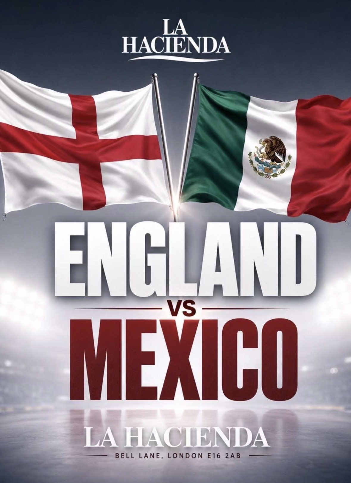 ENGLAND 🏴󠁧󠁢󠁥󠁮󠁧󠁿 VS MEXICO 🇲🇽 LIVE VIEWING PARTY @ LA LOUNGE