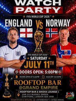 ENGLAND vs NORWAY - WORLD CUP WATCH PARTY