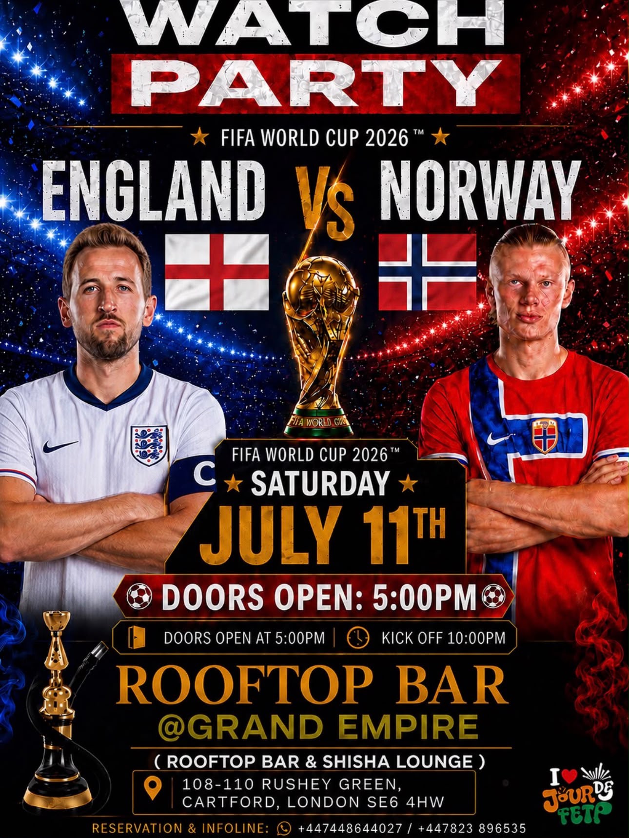ENGLAND vs NORWAY - WORLD CUP WATCH PARTY
