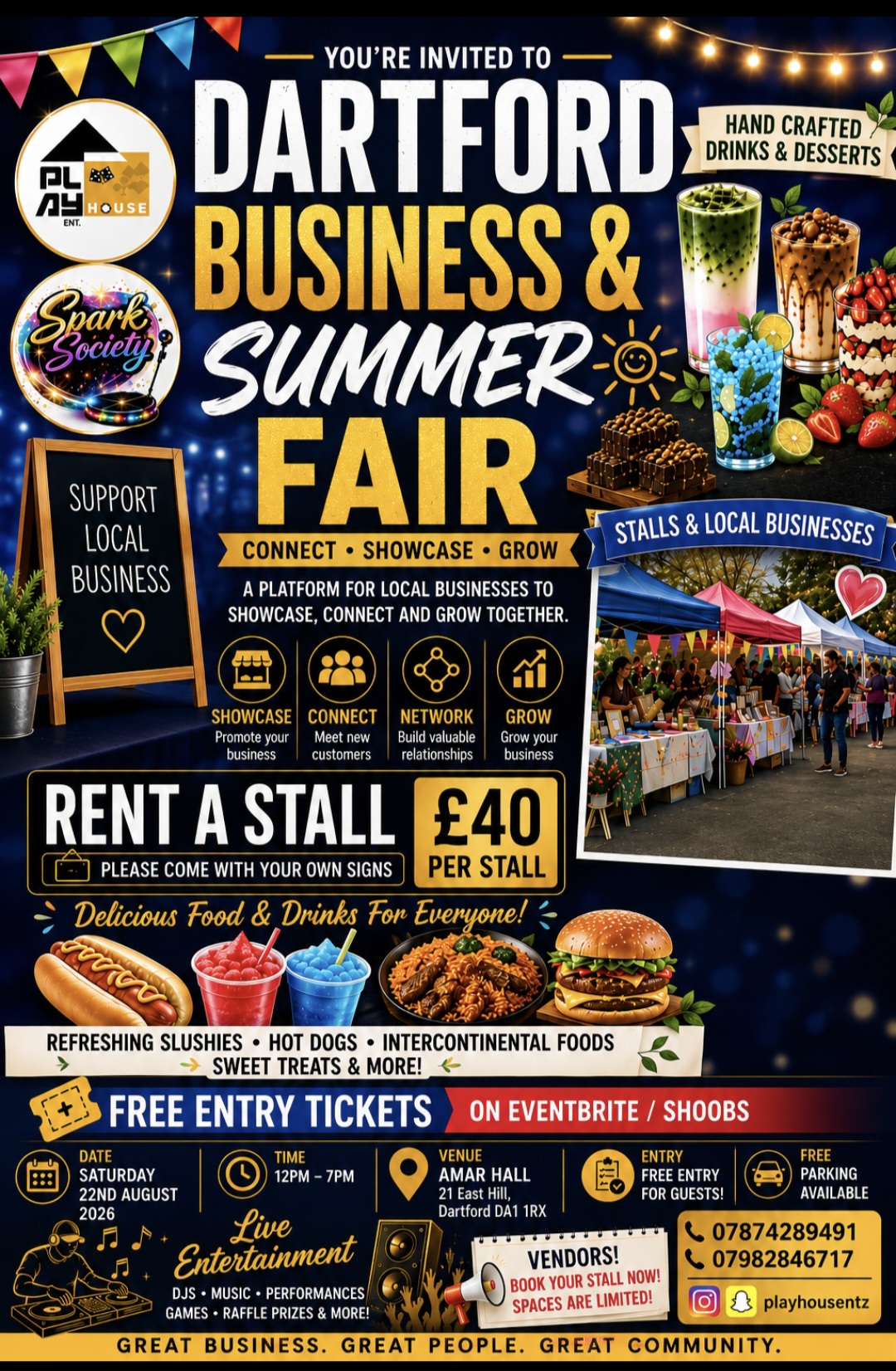 ☀️ DARTFORD BUSINESS & SUMMER FAIR 2026 🎉
