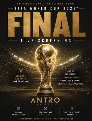 FINAL WORLD CUP WATCH PARTY & AFTER PARTY