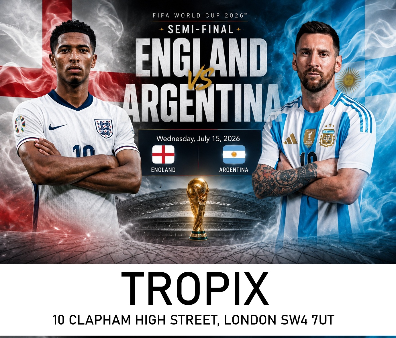 England vs Argentina : World Cup Watch + After Party