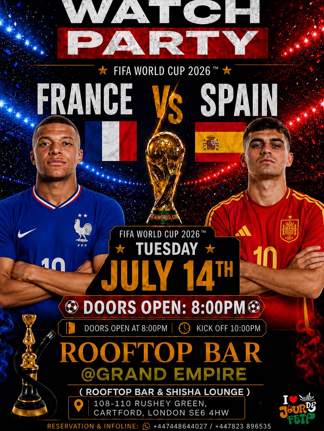 FRANCE VS SPAIN - WATCH PARTY