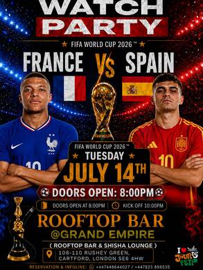 FRANCE VS SPAIN - WATCH PARTY