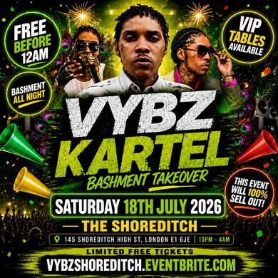 VYBZ Kartel - Bashment Takeover - Everyone Free Before 12AM