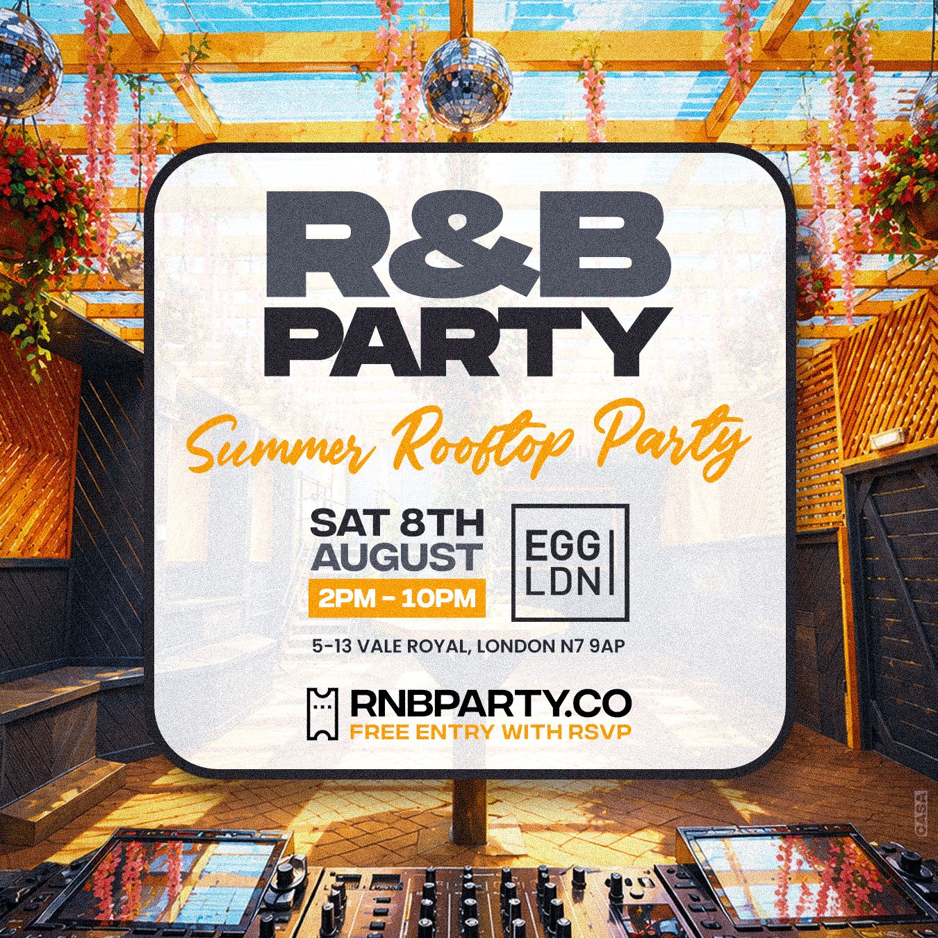 R&B PARTY - Summer Rooftop Party