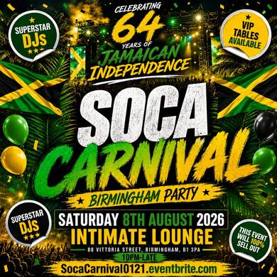 Soca Carnival - Birmingham Party